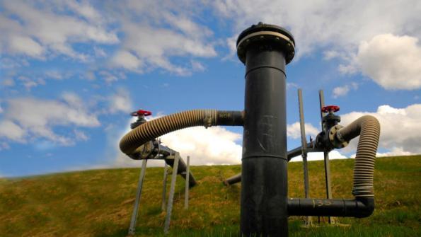 landfill gas measurement of a wellhead