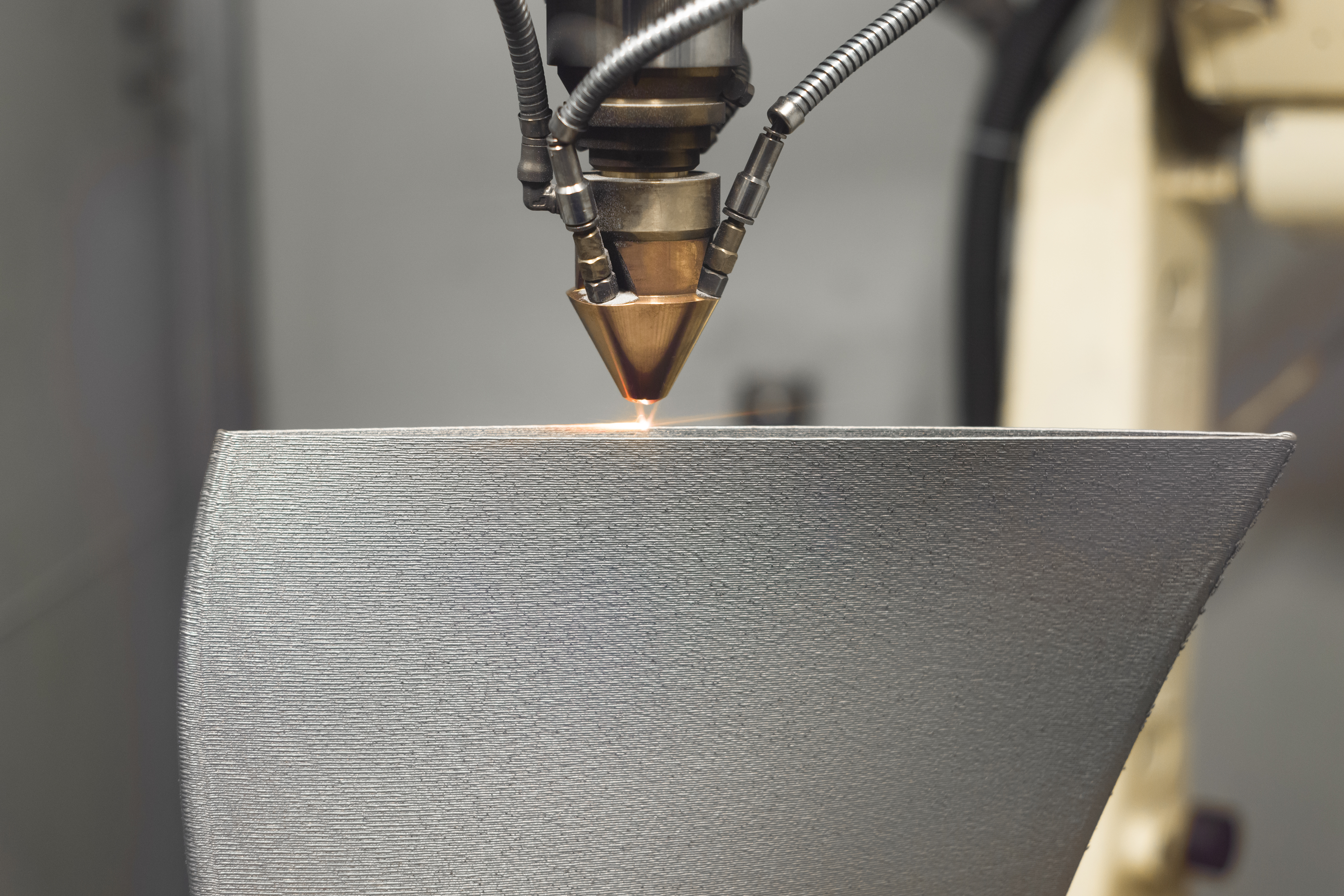 Argon inert atmosphere used in 3D printing of metal