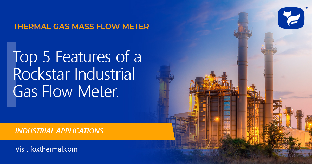 Rockstar flow meters from Fox Thermal