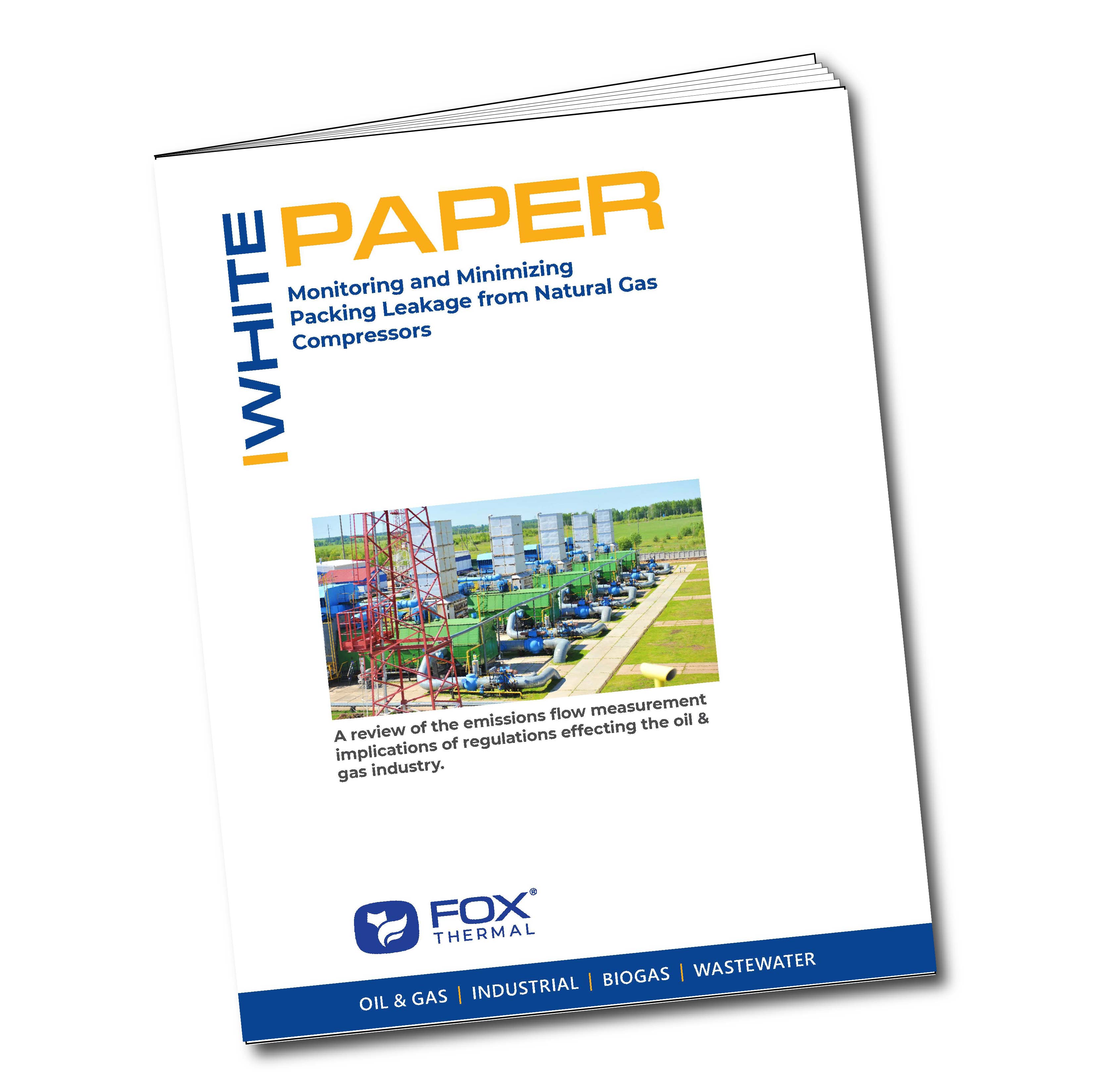 Gas Compressor Packing Leak White Paper Cover Image