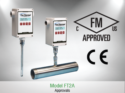 Fox Thermal Model FT2A Flow Meter