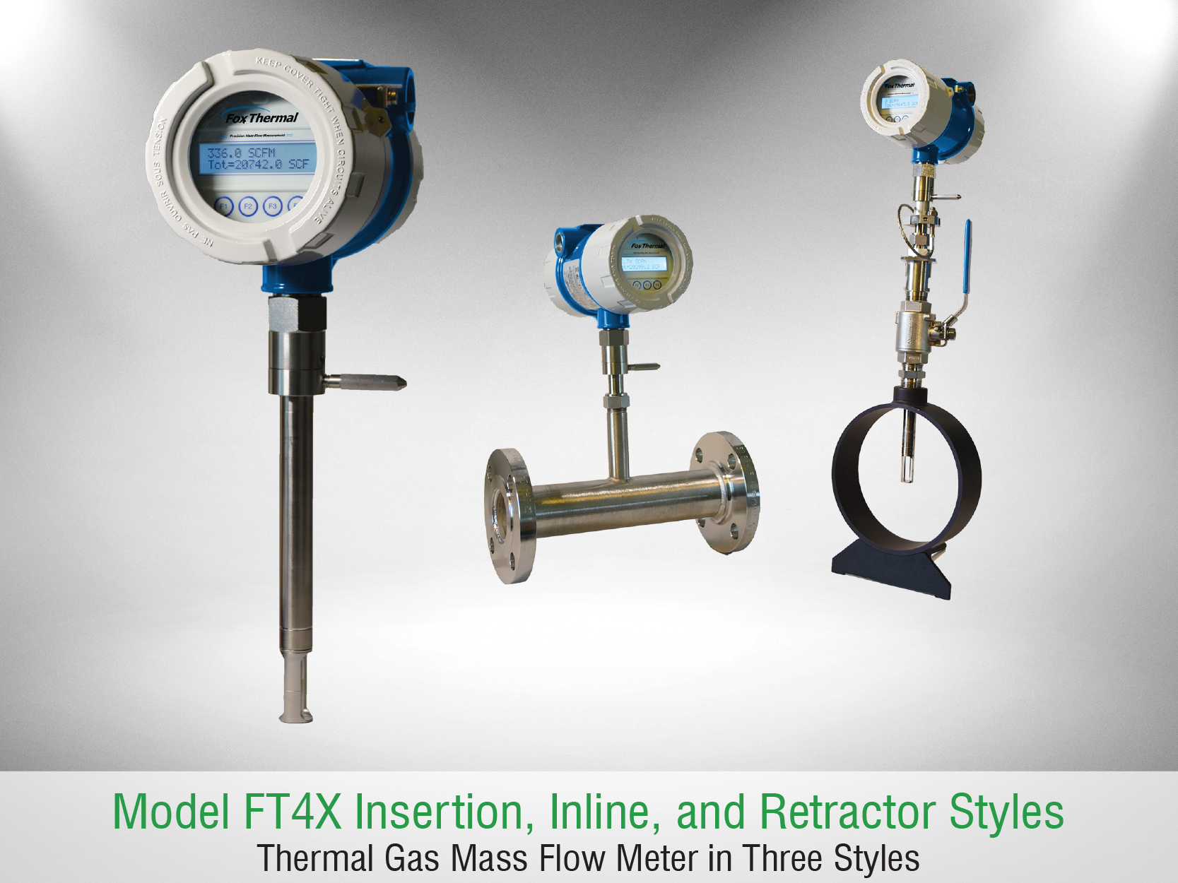 Fox Thermal Model FT4X Flow Meter