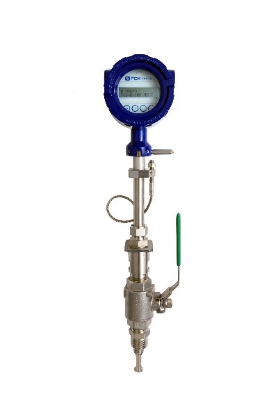 Insertion meters with retractors