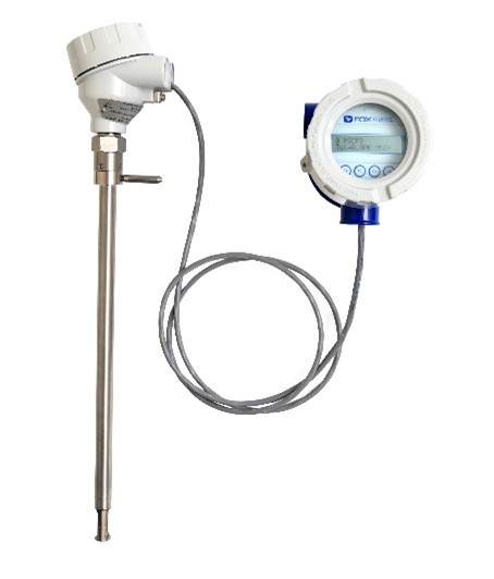 Remote insertion style flow meter